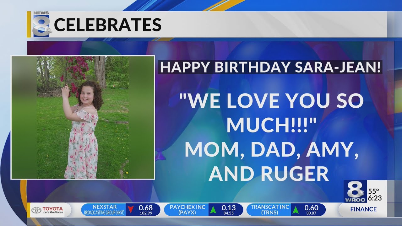 Happy birthday Sara-Jean!