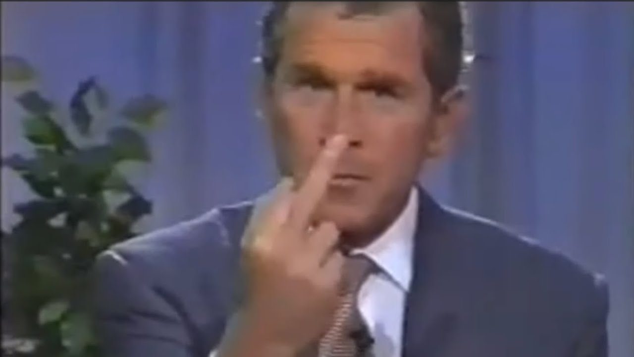 george bush being george bush for 2 minutes and 39 seconds