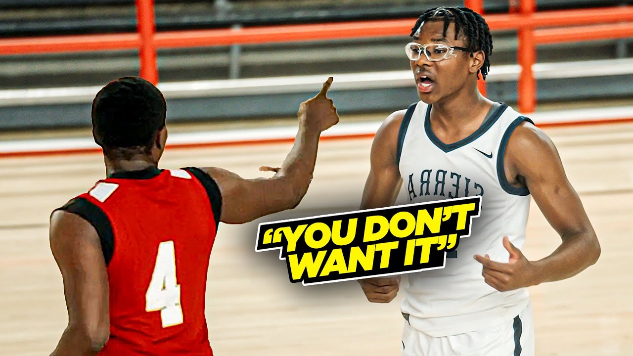 Bryce James Gets CHALLENGED Then HEATS UP For Sierra Canyon!!