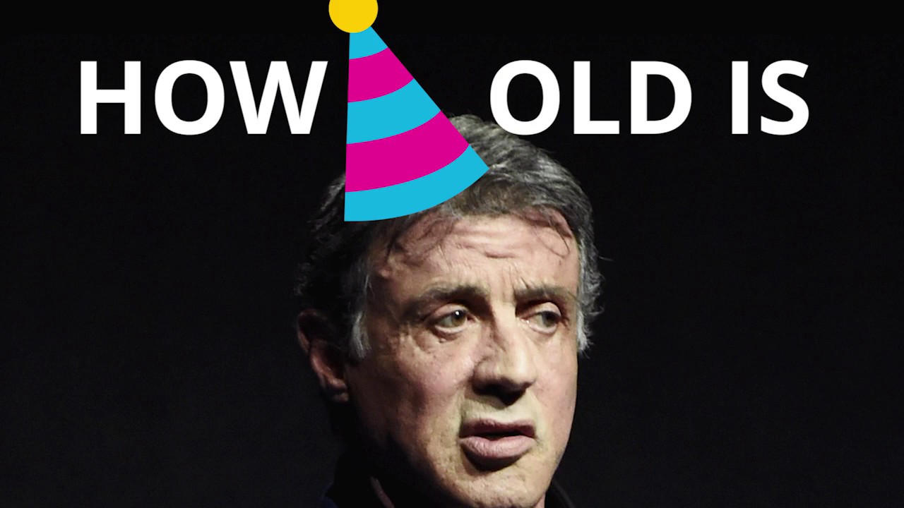How old is Sylvester Stallone? 🍰🎈