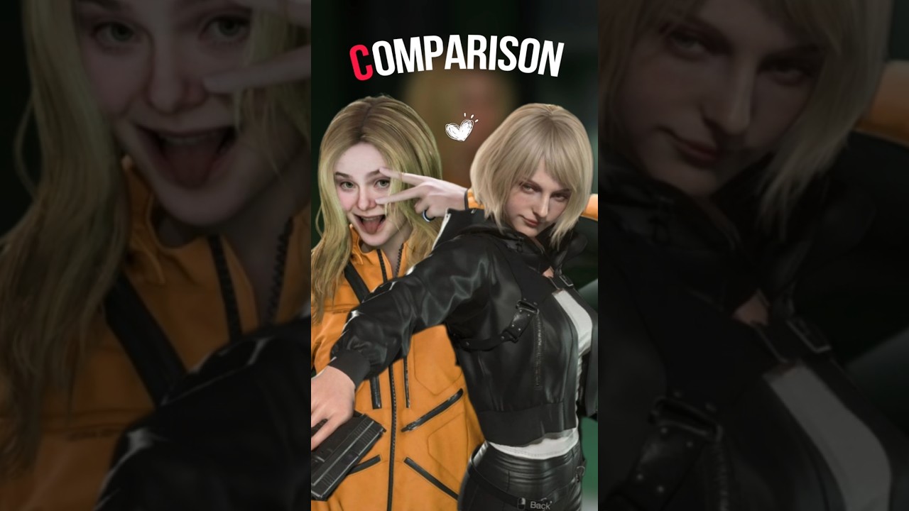 Facial Expressions Ashley VS Tomorrow ✨️ #deathstranding2 #residentevil4
