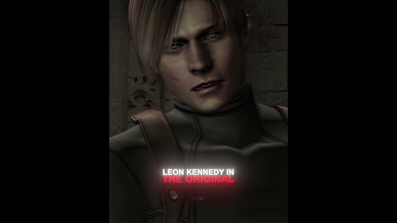 Leon Kennedy Original vs Remake RE4 🔥 [4K] | Resident Evil 4 #shorts