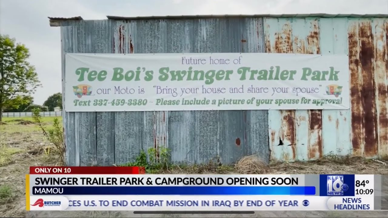 Swingers Trailer Park in Mamou, Louisiana on the news (Tee Boi’s Swinger Trailer Park)