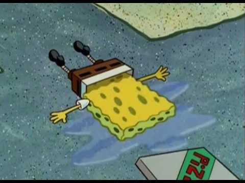SpongeBob crying