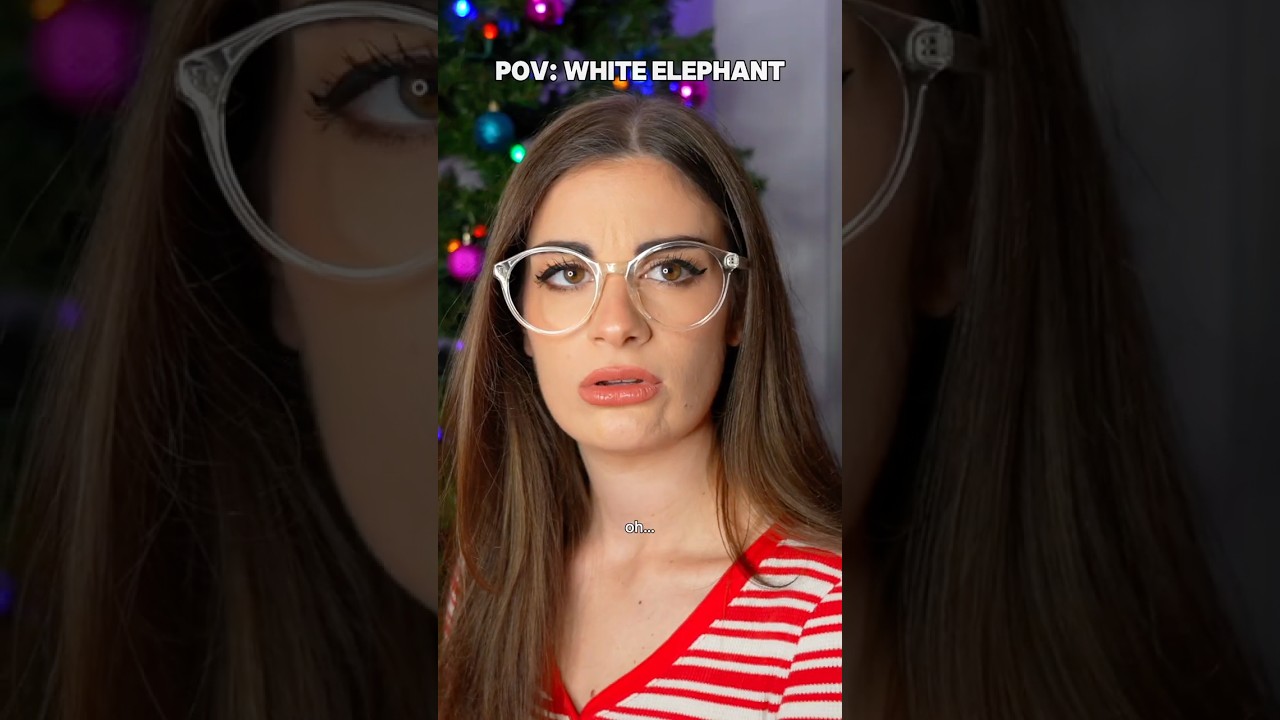 POV: White Elephant. Part 1. #funny #skit #comedy #christmas #sketchcomedy #friends