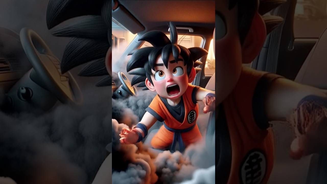 Dragon Ball Story: Young Goku Abandoned by His Father in a Car - and a Dangerous Ending #goku