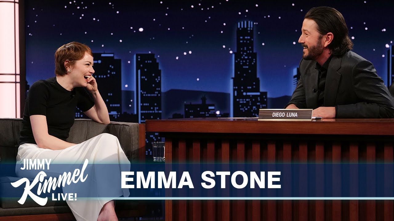 Emma Stone on Pedro Pascal Saving Her from a Bee, Her Fear of Hiccups & New Film Eddington