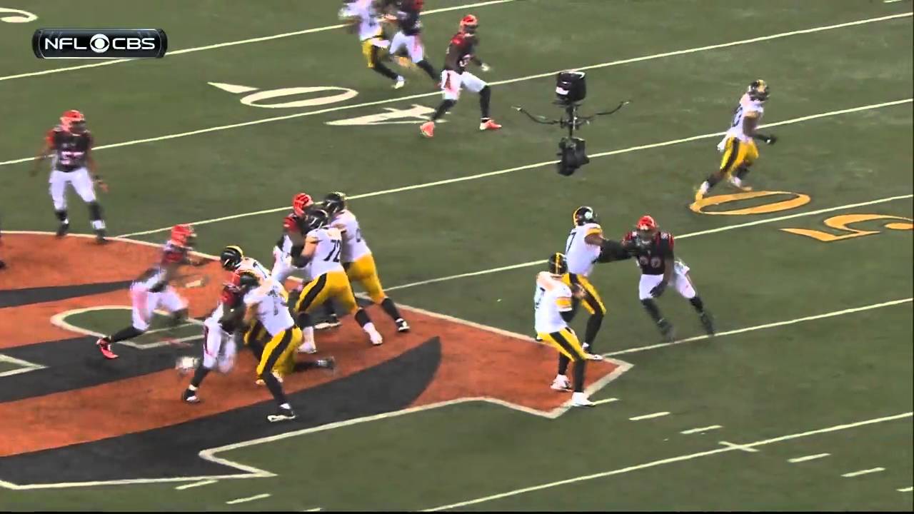 Antonio Brown knocked out by Vontaze Burfict HD