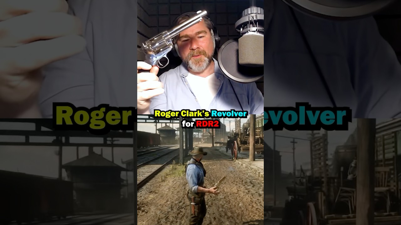 The Revolver Arthur Morgan’s Actor Used For RDR2 🔫🤠 #rdr2