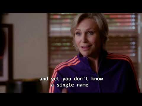 Sue Sylvester spitting straight facts for five minutes