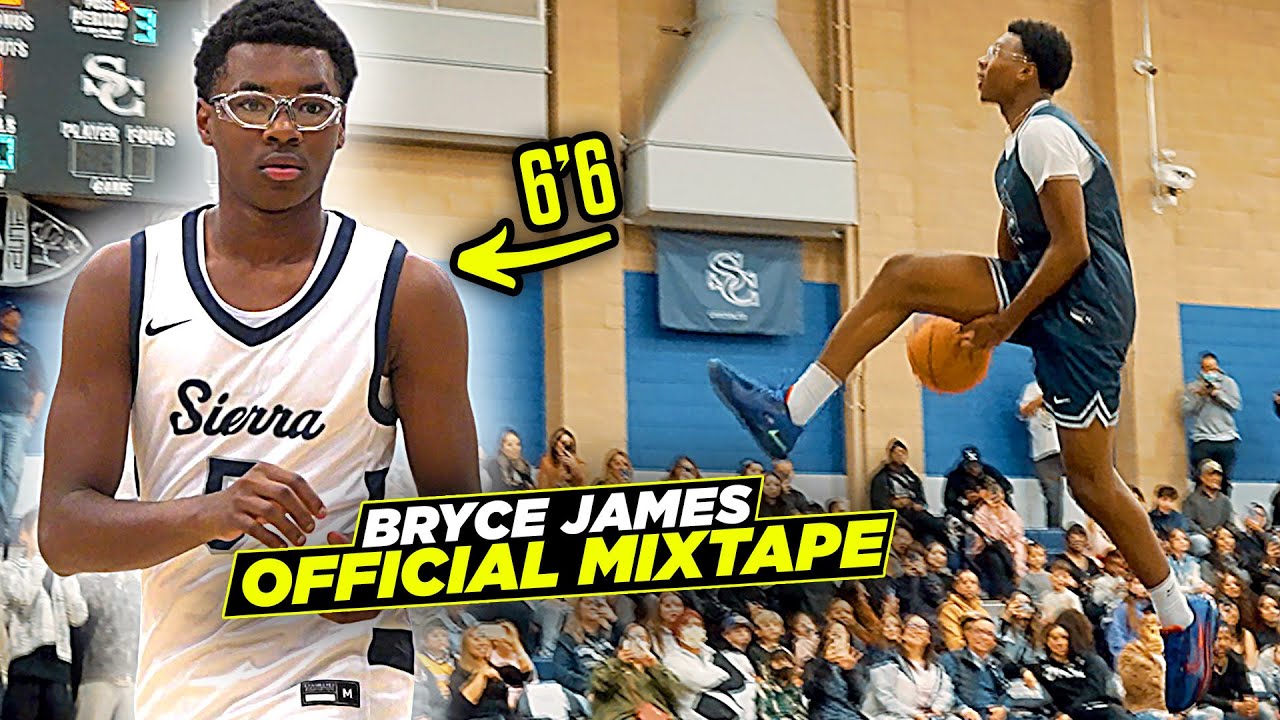 Bryce James OFFICIAL Sophomore Season Mixtape | The 6'6 SHARP SHOOTER of The James Family