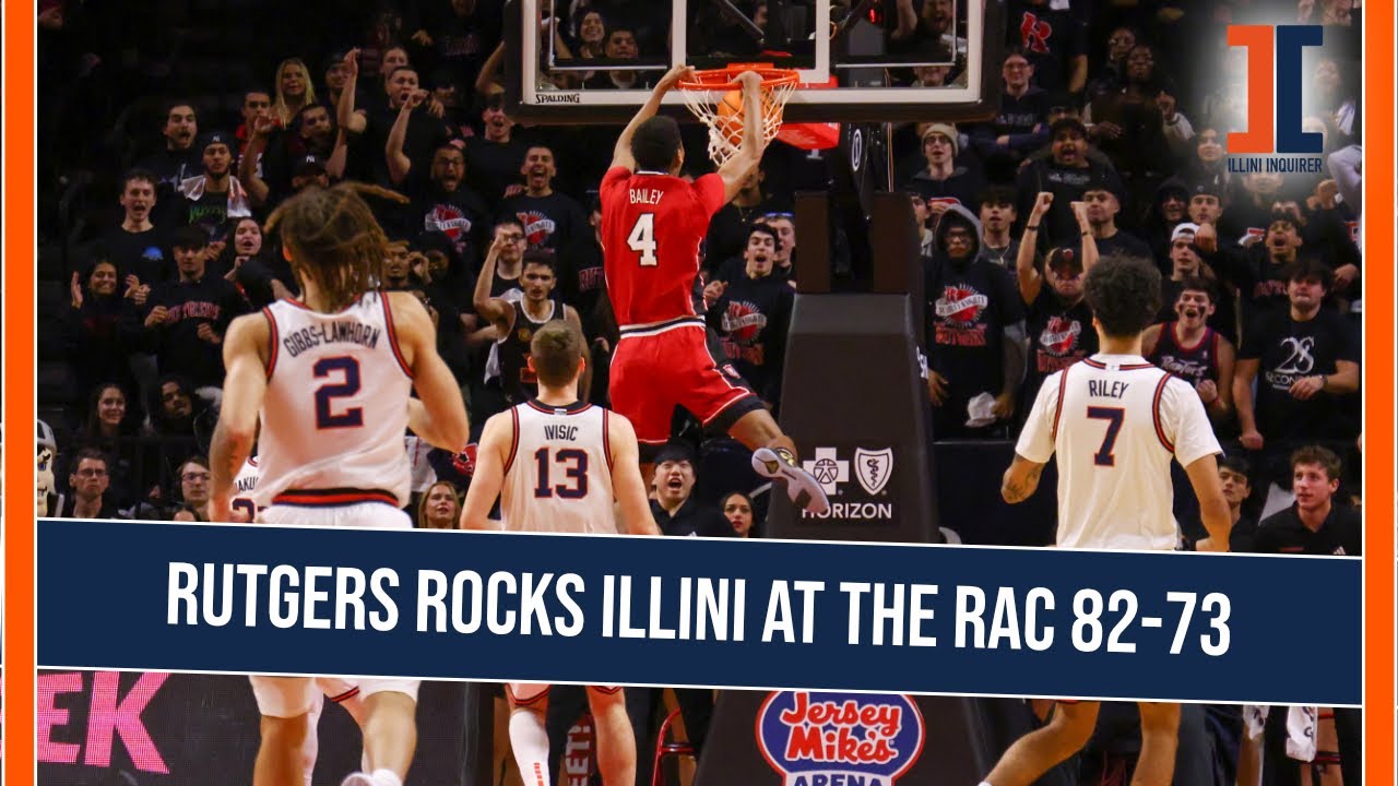 Rutgers rocks Illini at the RAC 82-73 | Illini Inquirer Podcast
