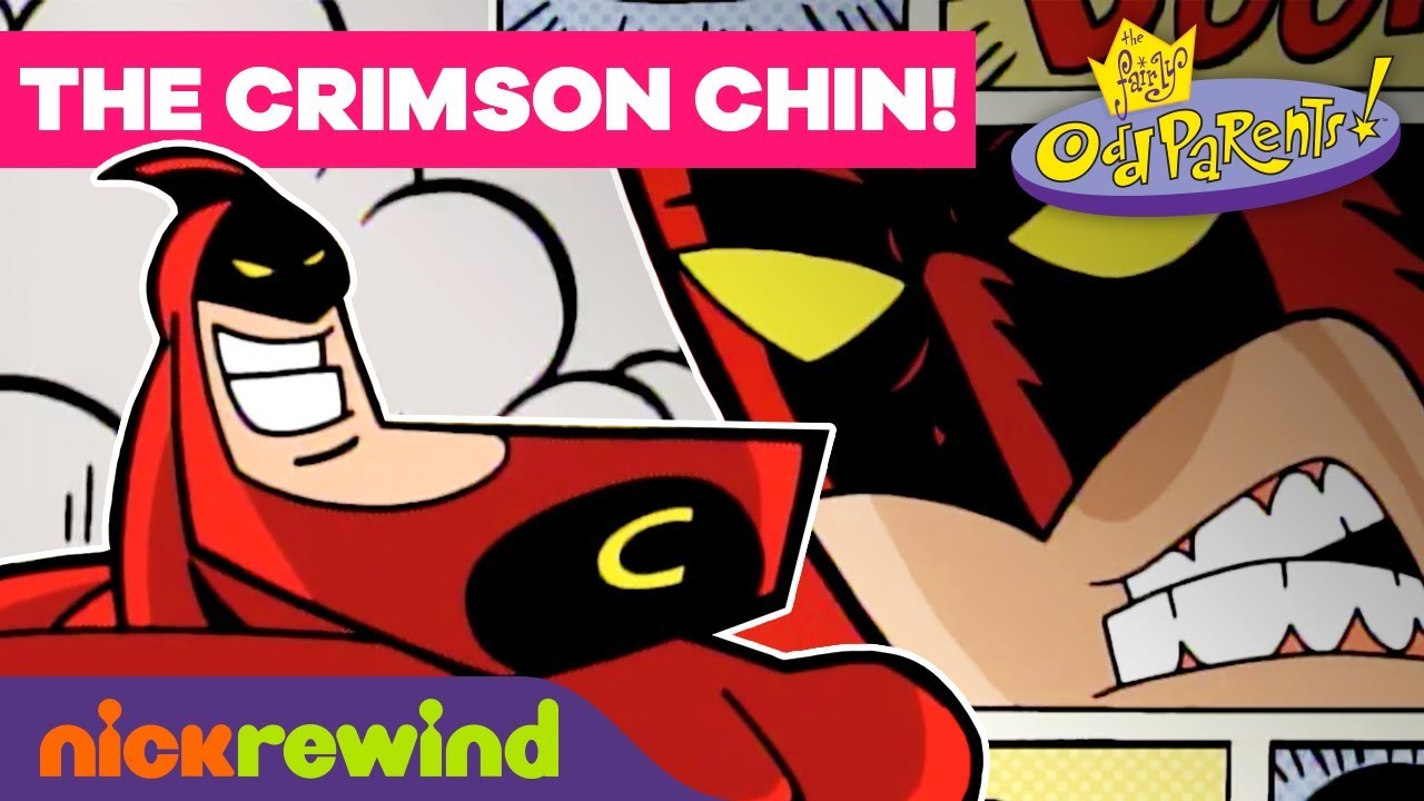 The Crimson Chin! 🦸♂️ The Fairly OddParents | NickRewind
