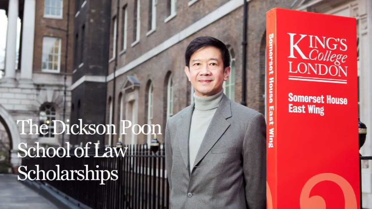 King's College London: King's launches The Dickson Poon Scholarship Programme