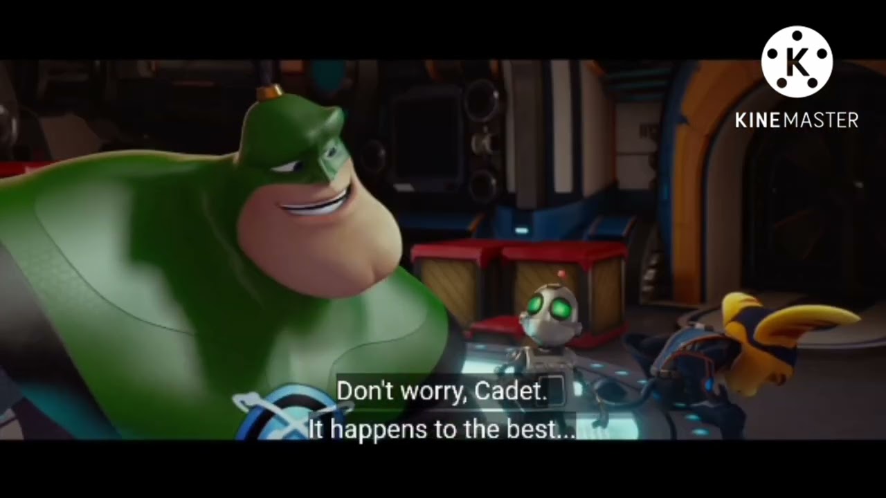Ratchet and Clank movie: Throwing up scene but in a better quality. (recorded from Divicast)