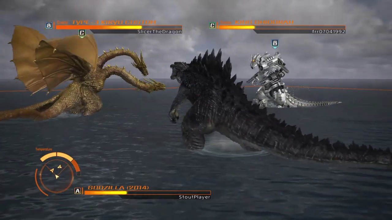 GODZILLA PS4 : Godzilla 2014 and Kiryu vs King Ghidorah