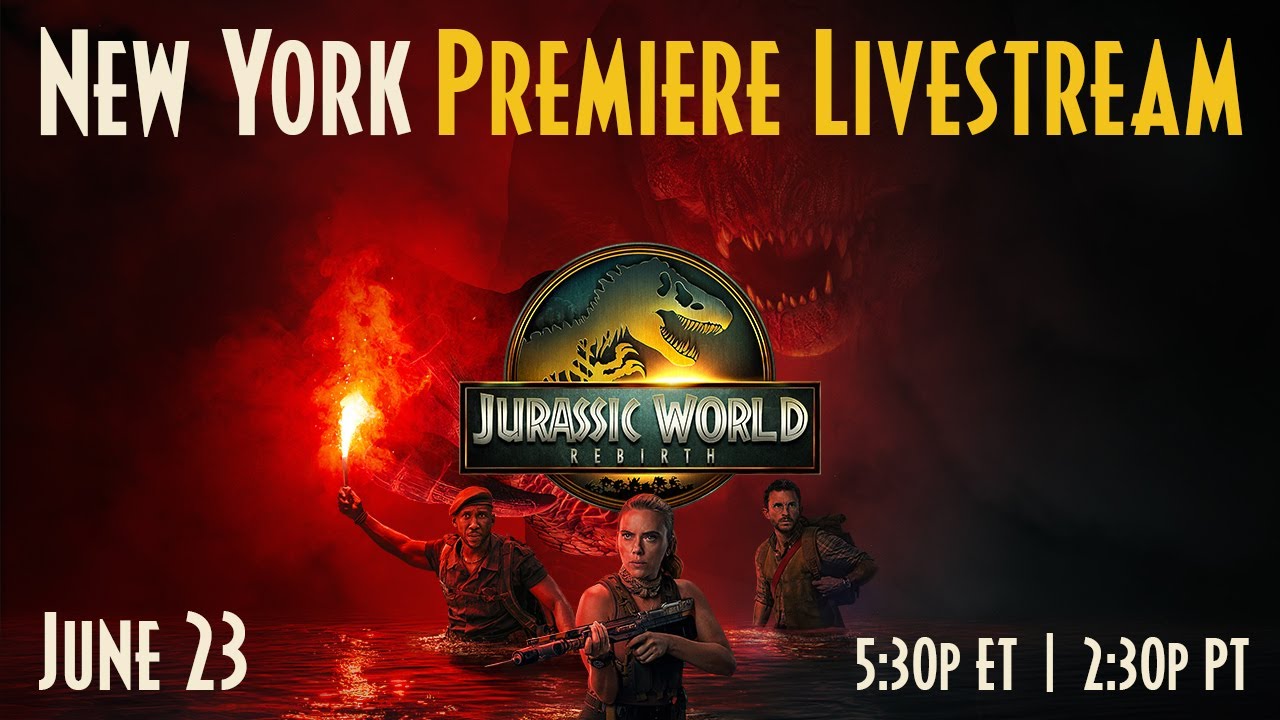 New York Premiere with the Jurassic World Rebirth cast and filmmakers