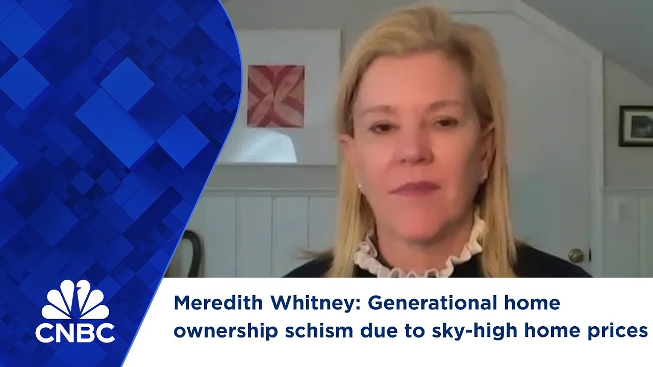 Meredith Whitney: Generational home ownership schism due to sky-high home prices