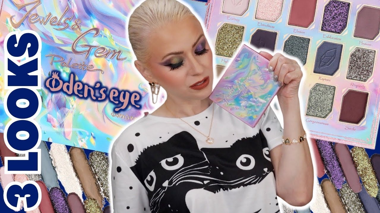 Oden's Eye JEWELS and GEM Palette REVIEW + 3 LOOKS + COMPARISONS  | Steff's Beauty Stash