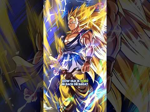How old is Goku in every Dragon Ball Arc?!