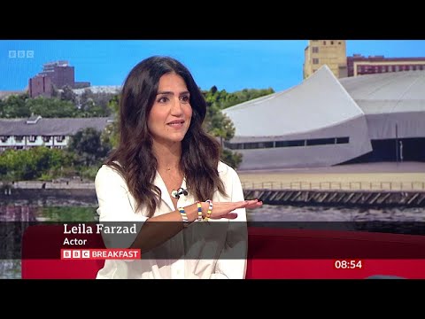 Leila Farzad (I Hate Suzie, Kaos, Bridget Jones Actress) On BBC Breakfast [27.08.2024]
