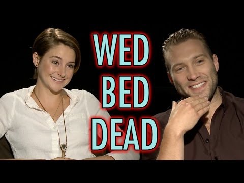 Divergent Cast Plays Wed, Bed, Dead! Shailene Woodley Interview