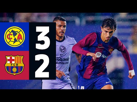HIGHLIGHTS | CLUB AMERICA 3 vs 2 FC BARCELONA | DALLAS FRIENDLY