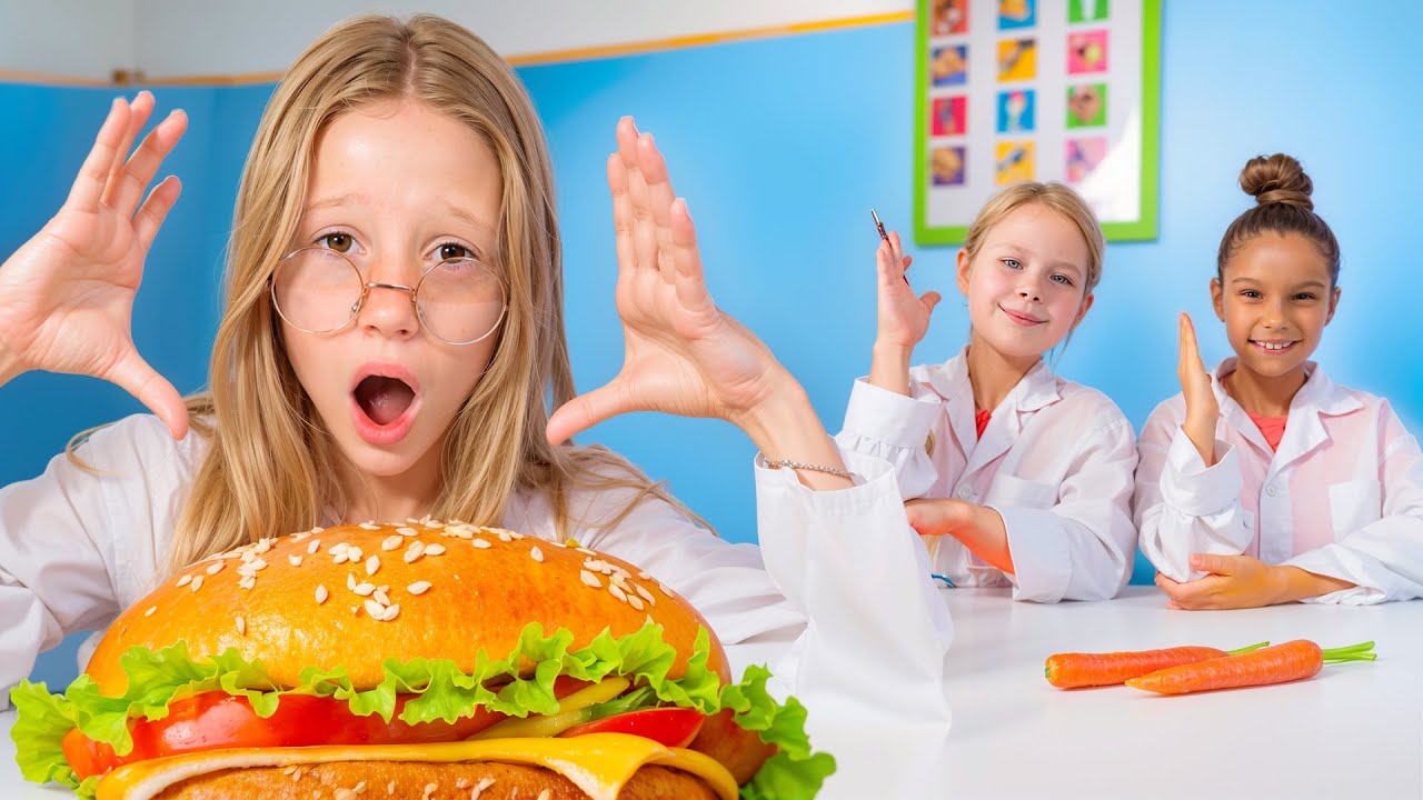 Nastya and healthy eating for kids. Large collection of children's videos