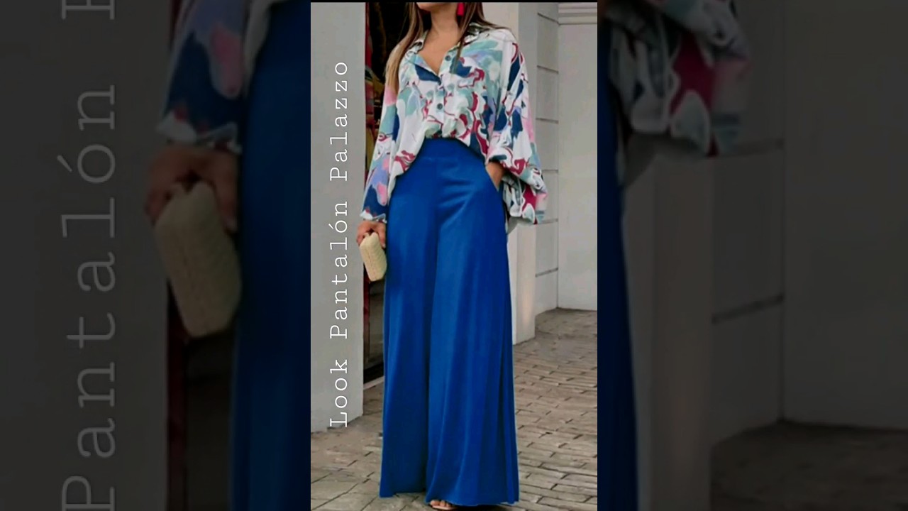 Look Pantalón Palazzo...