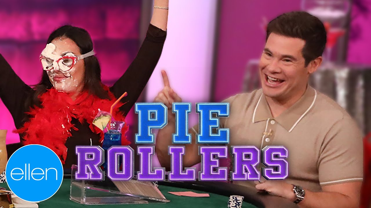 Adam Devine & Chloe Bridges-Devine vs. tWitch & Producer Matt in 'Pie Rollers'!