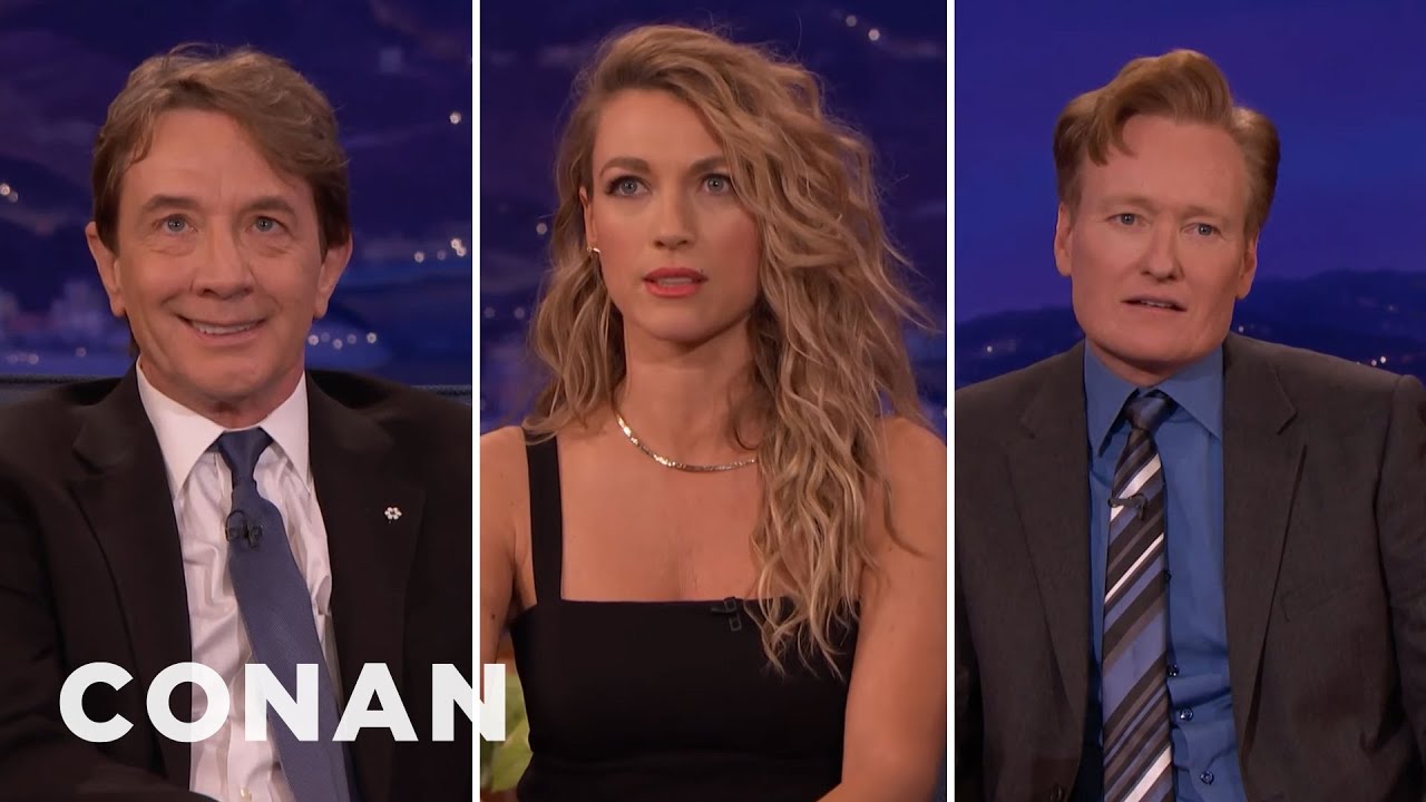 Natalie Zea Teaches Conan & Martin Short About "Flashback Face" | CONAN on TBS