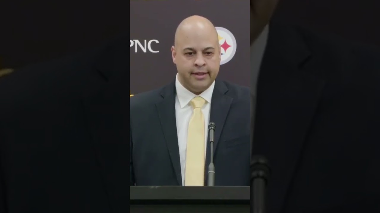 Omar Khan thanks his parents after being introduced as GM of the #Steelers | #NFL #Shorts