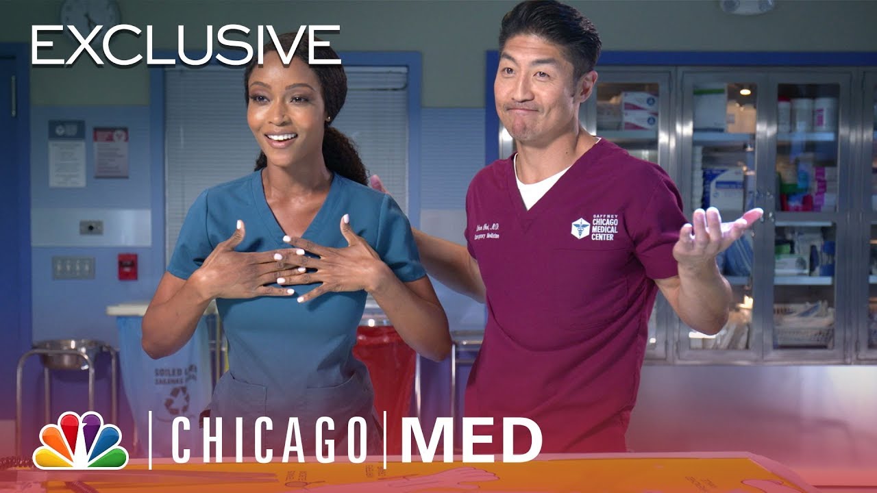 Yaya DaCosta & Brian Tee Play a Trivia Surgery Game - Chicago Med (Digital Exclusive)