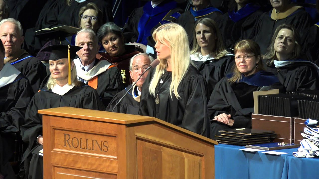 2014 Outstanding Graduating Senior, Elin Nordegren, Commencement Speech