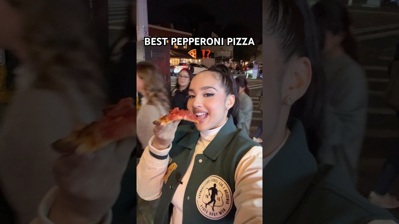 Is this the BEST pepperoni pizza in NYC ⁉️John’s of Bleecker #pizza #foodie #newyork #shorts