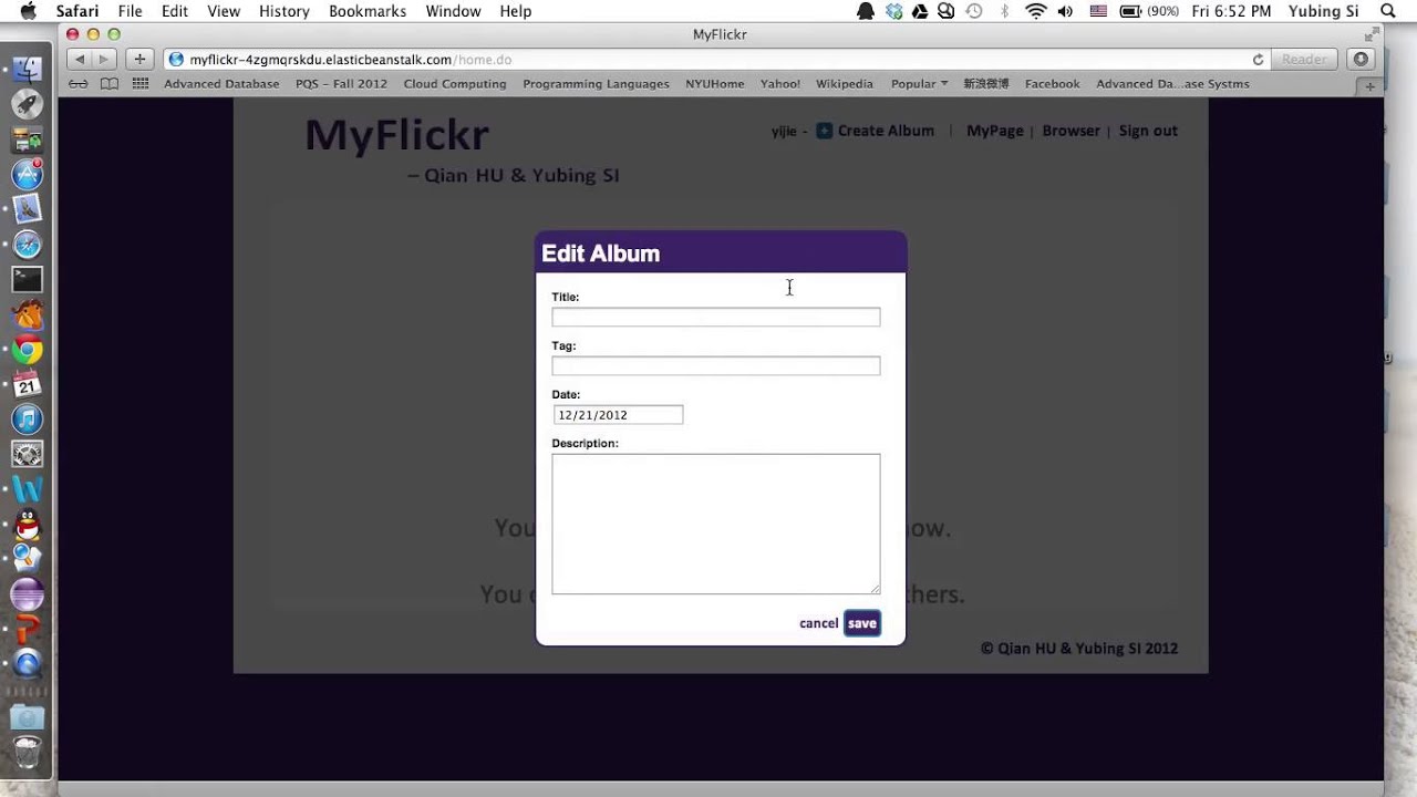 MyFlickr Demo