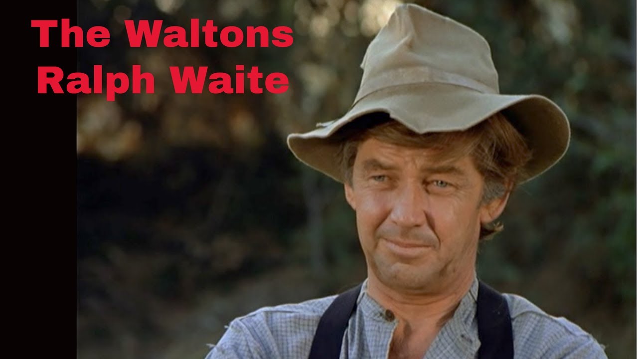 The Waltons - Ralph Waite - behind the scenes with Judy Norton