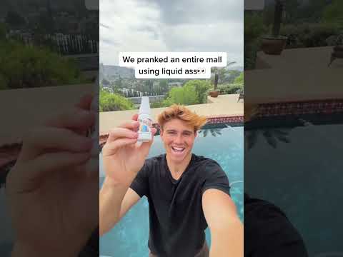 Pranking an entire public mall with Liquid Ass!👀 #shorts