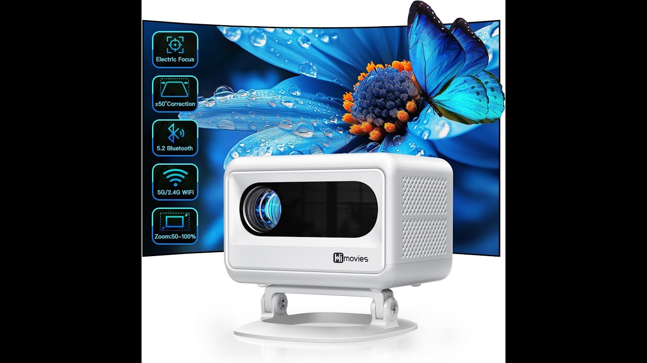 Himovies Mini Projector with Wi Fi and Bluetooth Review – Pros & Cons