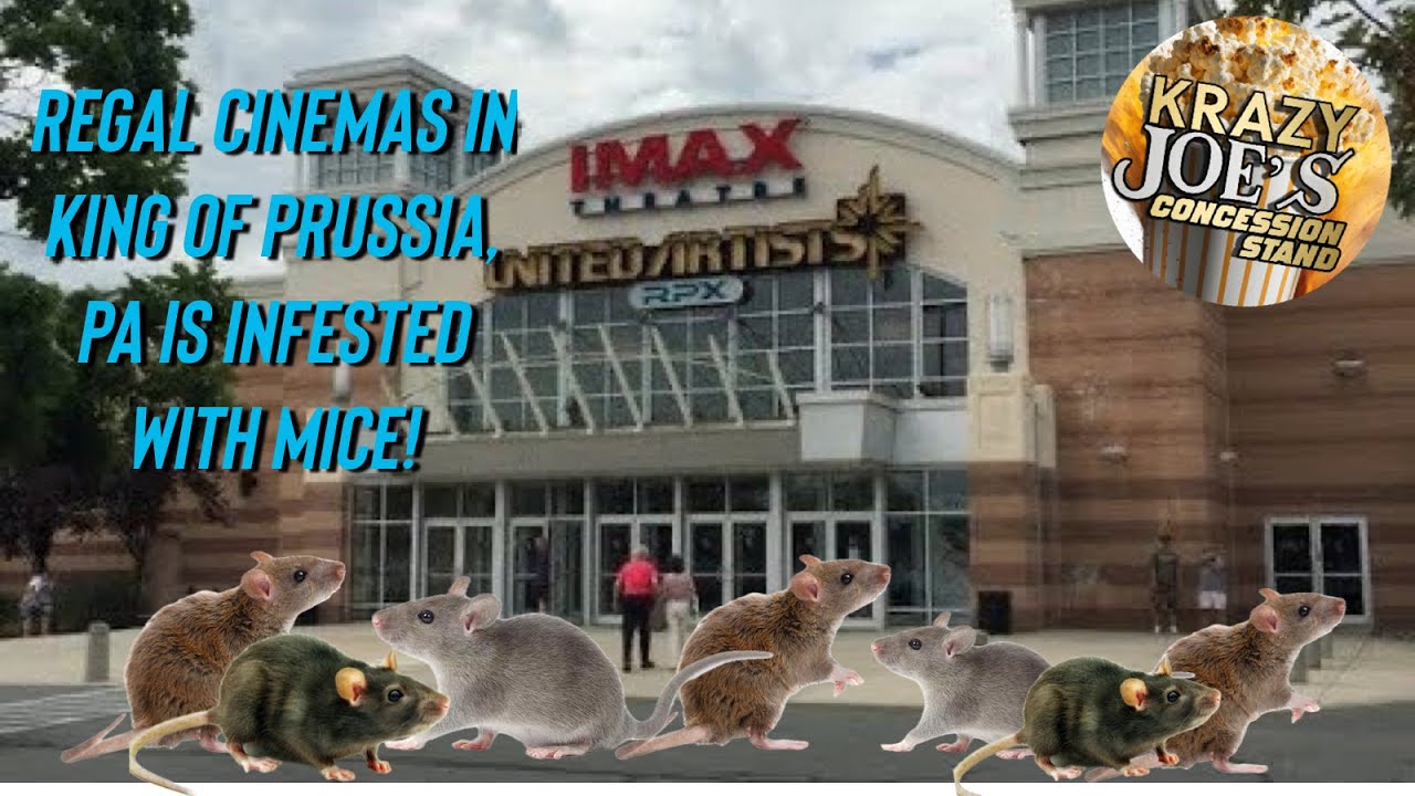 Regal Cinemas King of Prussia, PA has a Mouse Infestation