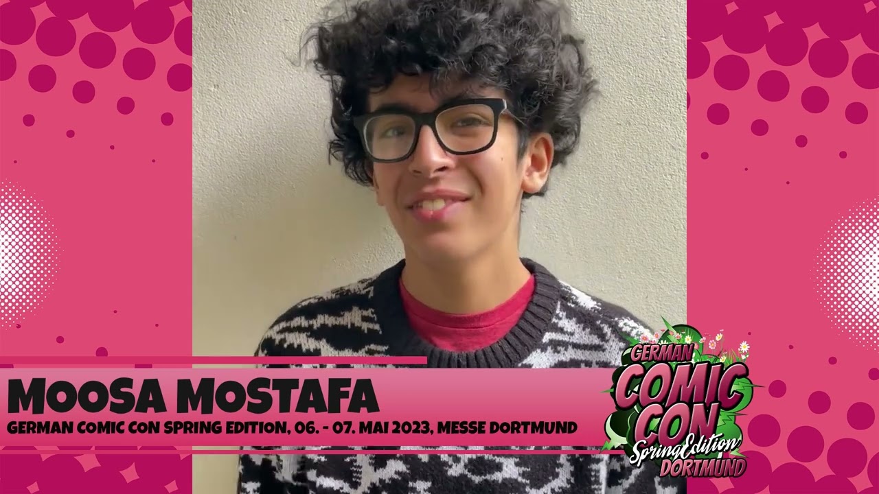 Moosa Mostafa at GERMAN COMIC CON DORTMUND SPRING 2023