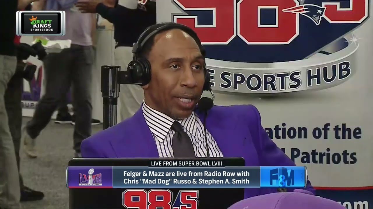 Stephen A. Smith & Chris 'Mad Dog' Russo Join Felger & Mazz at Radio Row