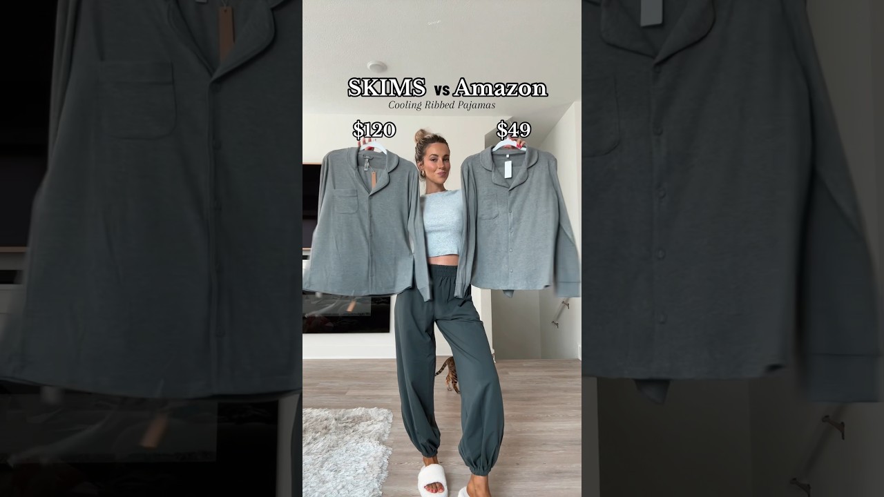 #skims #pjs #pajamaset #skimssleep #skimspjs #sleepwear #fashion #womensfashion #amazonfashion