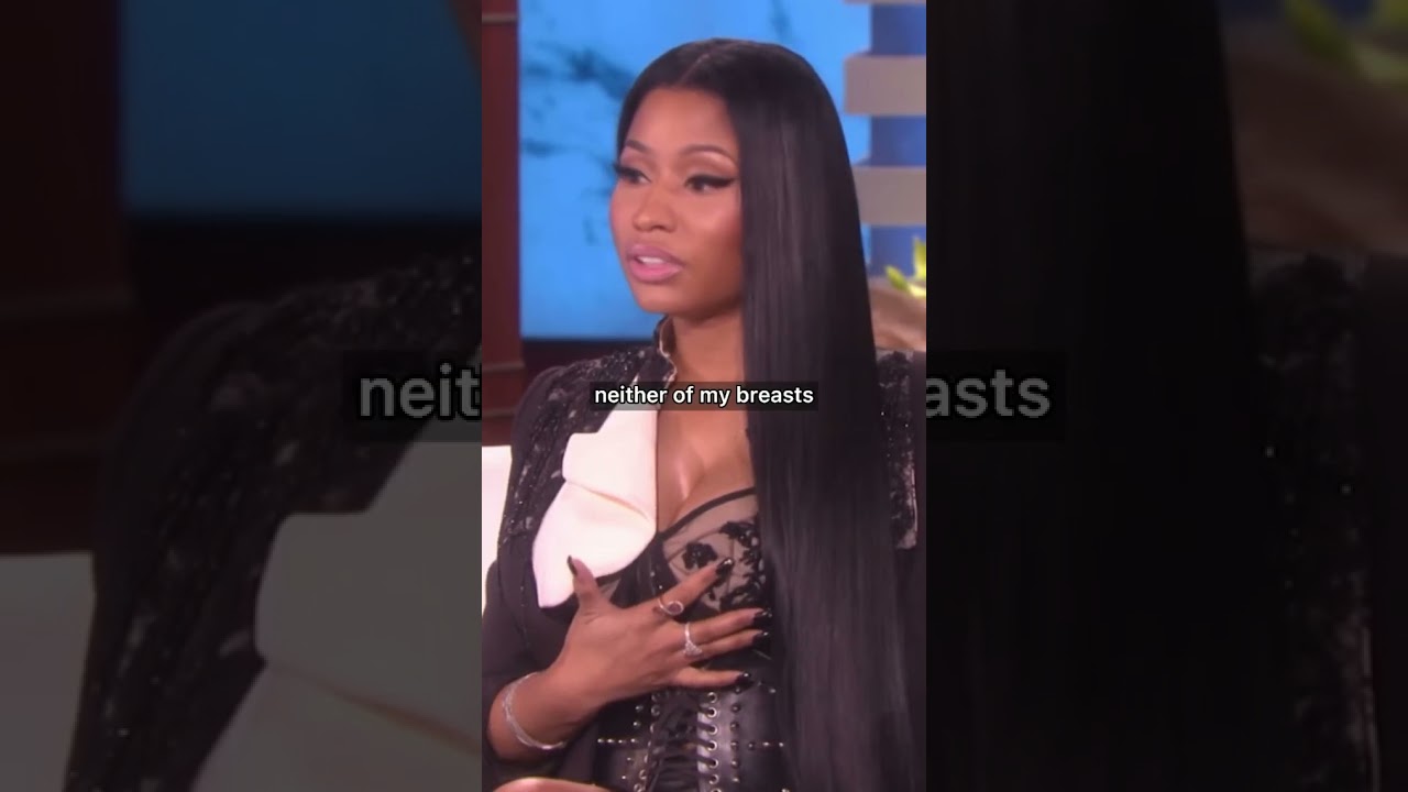 nicki minaj talks bout her breasts 🤤