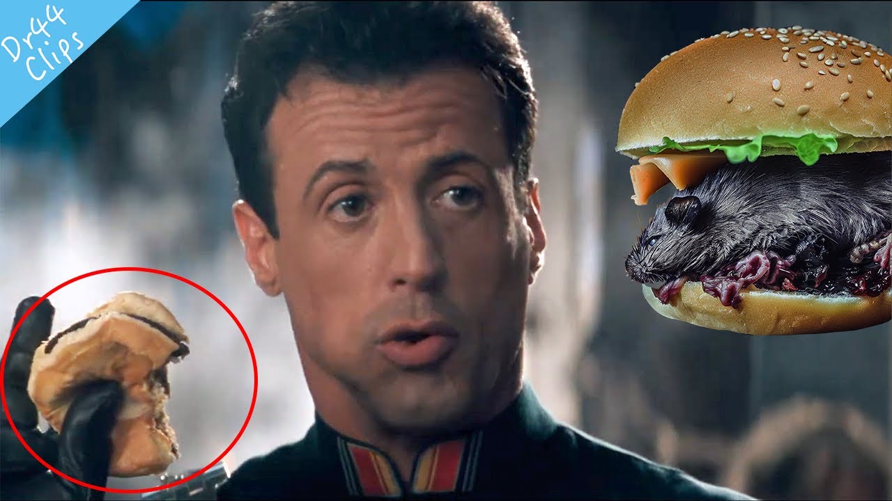 🍔eating "Rat" Burger Scene movie Demolition Man