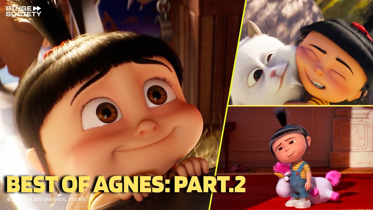 Agnes VERY BEST Moments Part 2 (Despicable me 1, 2, 3) | Binge Family