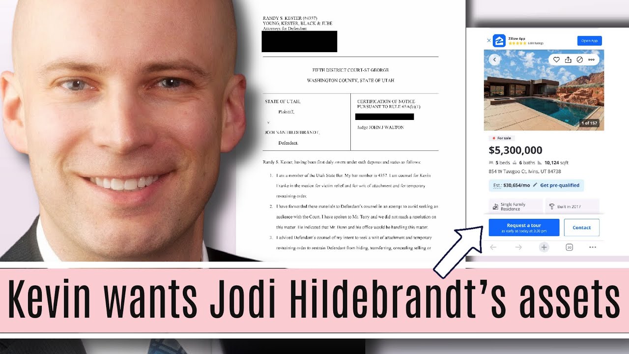 Kevin Franke trying to STOP the selling of Jodi Hildebrandt’s house ‼️