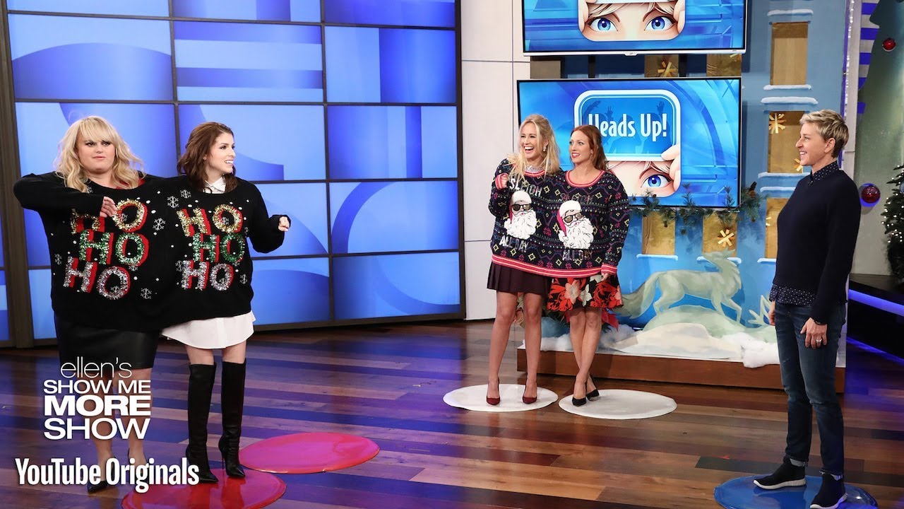 The Cast of 'Pitch Perfect 3' Plays 'Heads Up!'