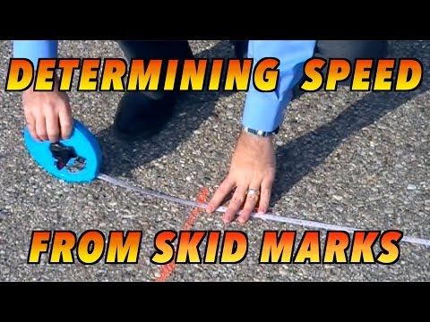 How to Determine Speed from Skid Marks