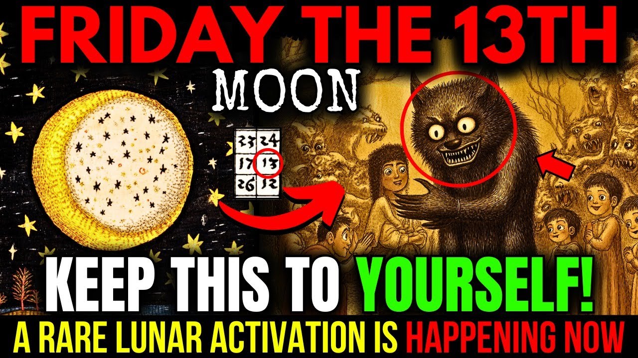 The MOON Has a MESSAGE for YOU This FRIDAY the 13th! Never TELL These SECRETS! Be Prepared!